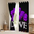 thumbnail image 3 of Castle Fairy Rose Curtains Pack of 2 (42x84 Each),Valentine's Day Curtains Blackout, 3 of 6