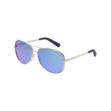 Women's Gradient Chelsea MK5004-100325-59 Gold Aviator Sunglasses
