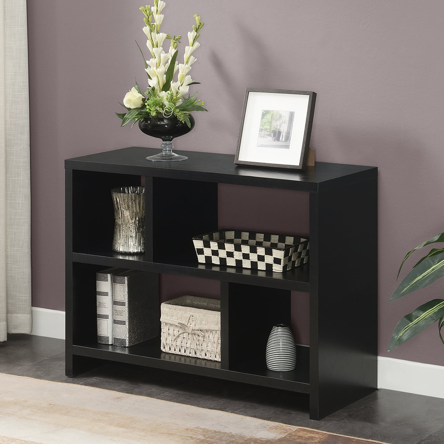 Convenience Concepts Northfield Console 3 Tier Bookcase, Espresso