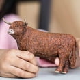 thumbnail image 3 of Schleich Farm World - Realistic Highland Bull Cow Animal Figurine - Highly Detailed & Durable Farm Animal Toy - Fun & Educational Play for Boys & Girls - Kids Ages 3+, 3 of 4