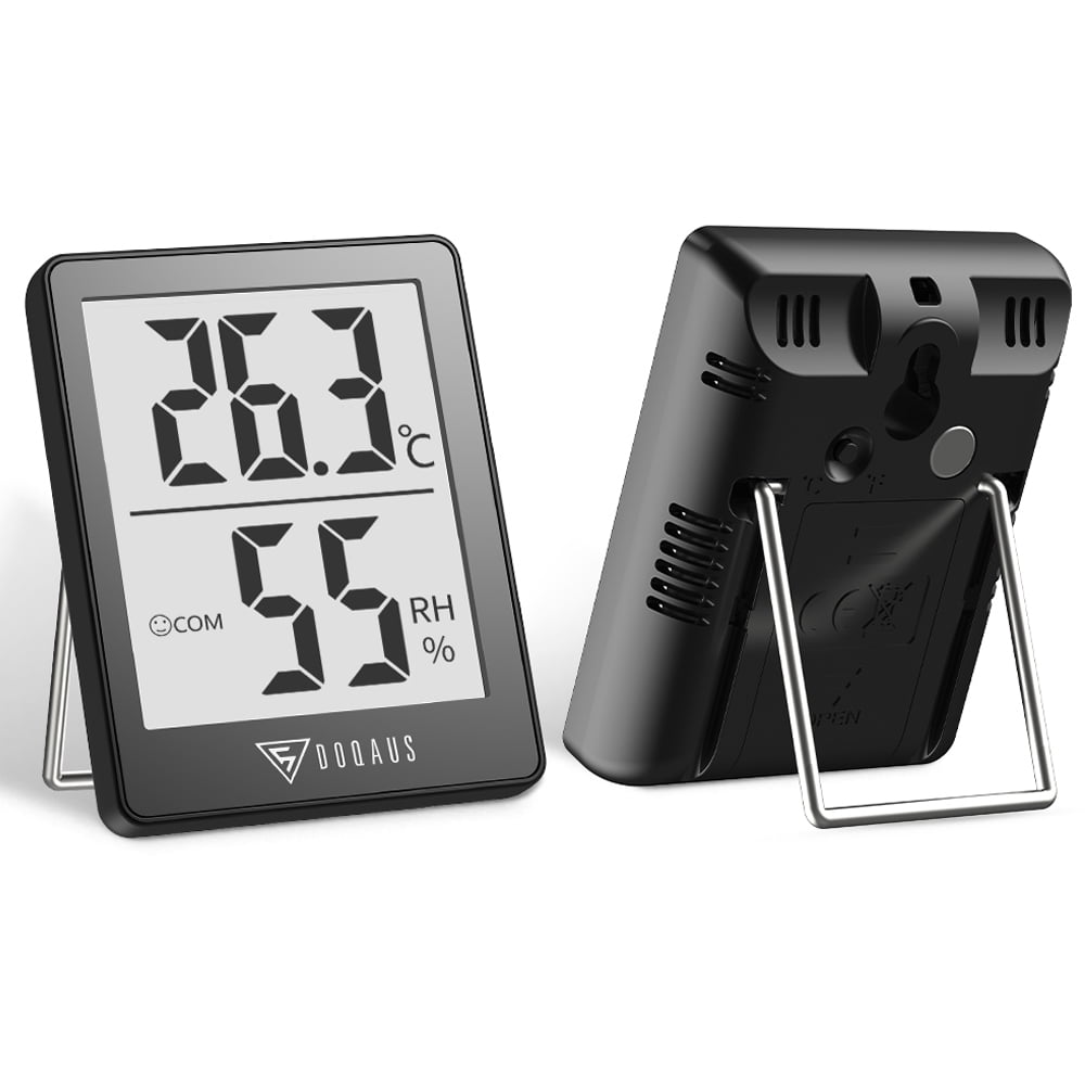 Vaikby Indoor Thermometer, Humidity Gauge Meter Digital Hygrometer Room  Thermometer For Home, Hight Accurate Temperature And Humidity Monitor For  Greenhouse, Reptile, Humidors, Cellar, Office - Temu