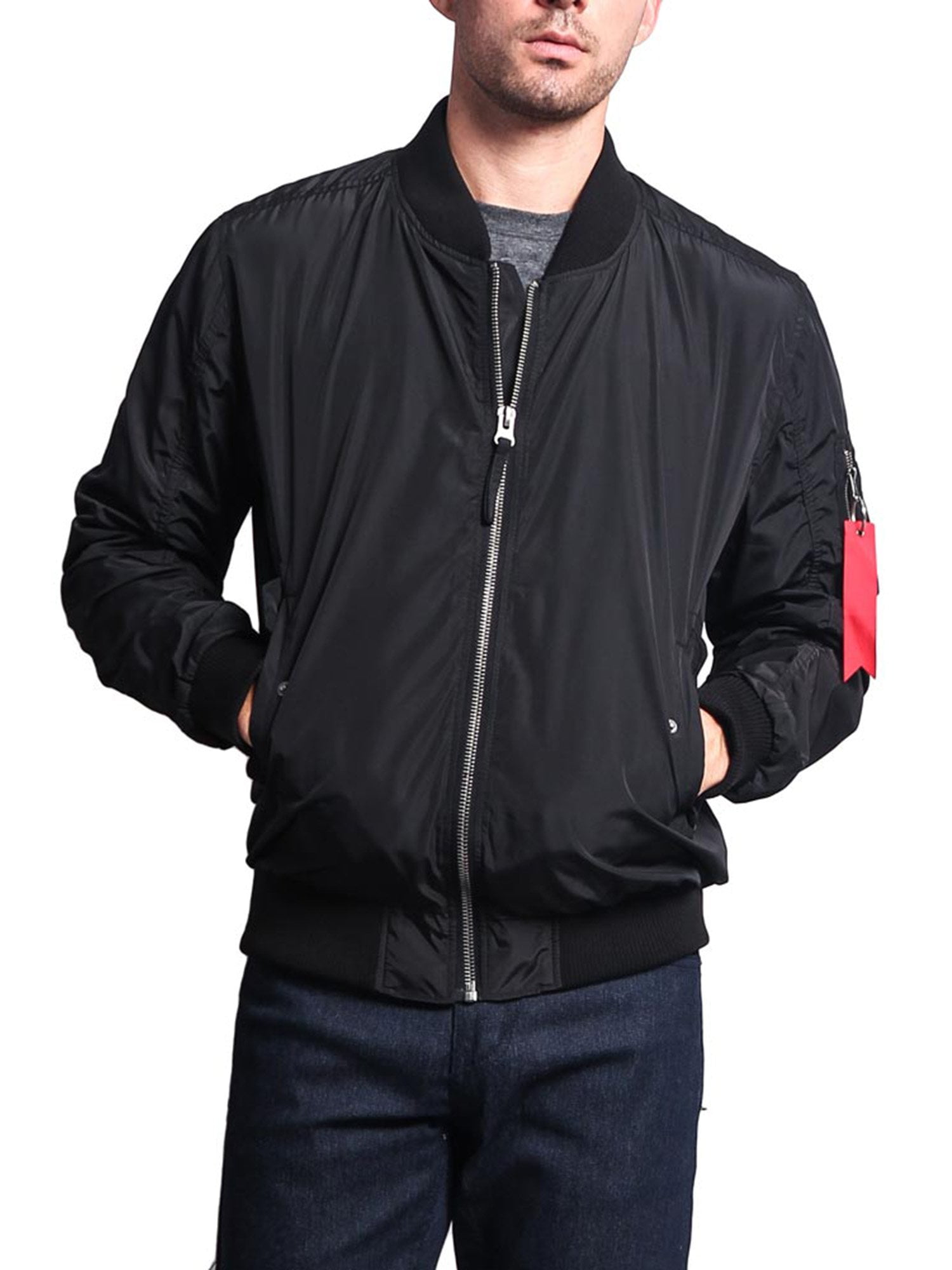 aowofs Mens Printing Sportswear Casual Slim Windbreaker Baseball Bomber Light Jacket 