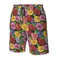 thumbnail image 5 of Naloa Daisies Flowers Men's Beach Shorts, Surfing shorts, Swim trunks, Quick Dry Swim Trunks for Surfing Beach Fun - Large, 5 of 9