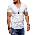 thumbnail image 2 of behype. Men's Oversize T-Shirt MT-7119 [White, M], 2 of 3