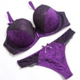 thumbnail image 2 of JINMGG Womens Plus Size $5 Fashion Women Lace Underwear Pajamas Embroidered Ladies Intimates Set, 2 of 4