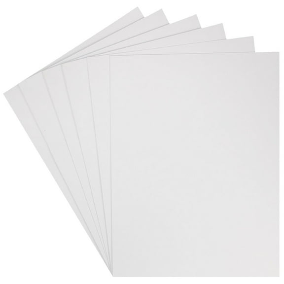 JAM Paper Linen Two Pocket Folders, White, 6 per Pack