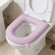 thumbnail image 1 of Cojín EVA para asiento de inodoro - grueso y suave, lavable, antideslizante para inodoros en U, V, O & cuadrados - Gris, Verde, Azul, Rosa, 1 of 6