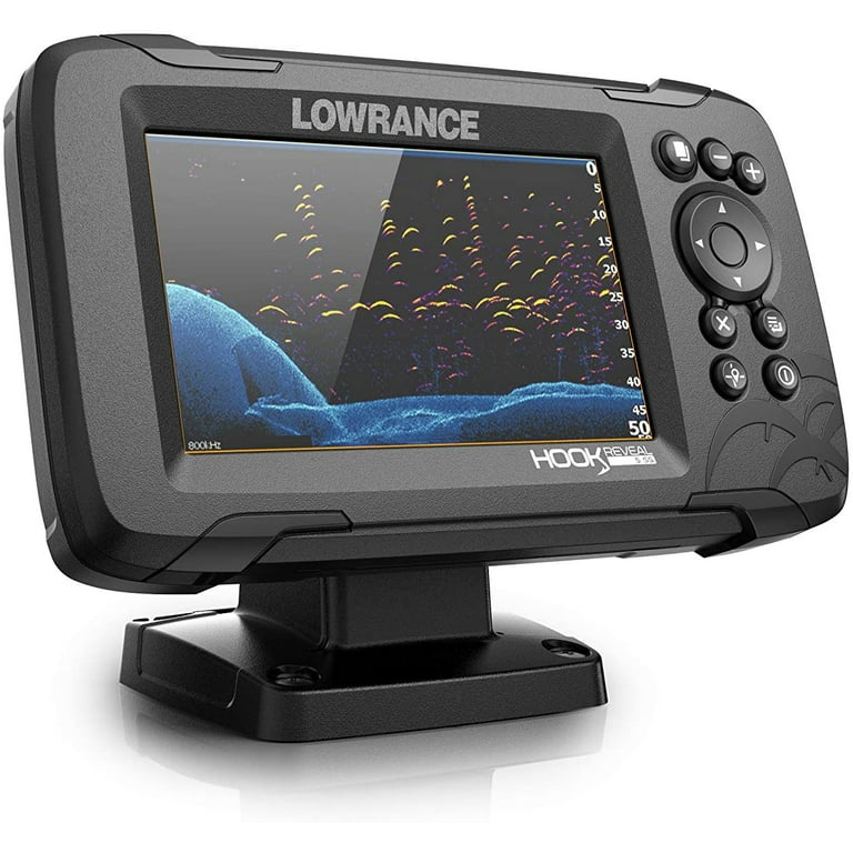 LOWRANCE 000-15856-001 HOOK Reveal 5 Splitshot C-Map Contour+ 