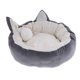 thumbnail image 2 of mascota perro cachorro cama redonda suave felpa cálida casa nido estera almohada gris Xemadio LN-0402, 2 of 5