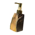 thumbnail image 4 of Dispensador de jabón de piedras preciosas, delicado, a prueba de fugas, elegante para ducha, tocador, cocina Marrón, 4 of 9