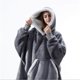 thumbnail image 1 of Sudadera de Fieltro Sudadera con capucha oversize Gris Sincero Electrónica, 1 of 1