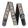 thumbnail image 1 of GLFILL Personalized Embroidered Cotton and Leather Guitar Strap Comfortable Material 312, 1 of 7