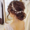 thumbnail image 4 of Accesorios para el Cabello de Novia Con ToCado de Perlas para Mujer, Estilo Clásico y Elegante, Material de Perlas exquisito, Diseño de Cadena Suave, Adecuado para Diversas, 4 of 7