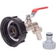 thumbnail image 4 of Grifo para tanque de 1000 l, grifo para recolección de agua de lluvia, adaptador para tanque IBC de 1/2", grifo doble para recolección de agua de lluvia, grifo de latón fabricado en PP,, 4 of 5