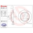 thumbnail image 2 of Brembo Brake Rotor 09B54121C02 Vented; One Piece Design; Gray Cast Iron; Single, 2 of 2