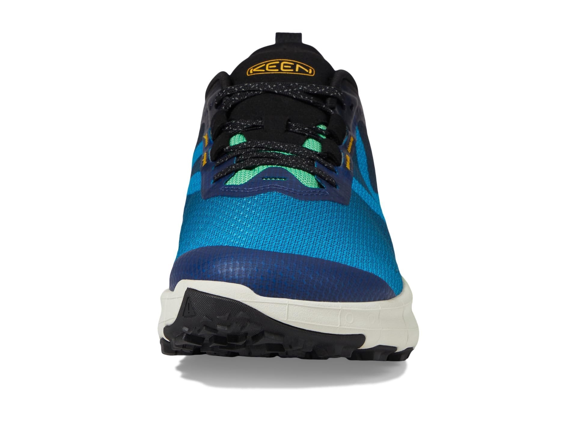 KEEN Men's 450 Dirt Hiking Shoe, Blue Danube/Absinthe Green, 13