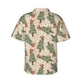 thumbnail image 3 of Daiia Cowboy Christmas Trees Hawaiian Shirt for Men Gentle Cotton Regular Short Sleeve Casual-XX-Large, 3 of 9