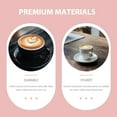 thumbnail image 3 of Juego de taza de café con platillo, taza de cerámica con diseño de tulipán, taza de té, taza de leche, 3 of 7