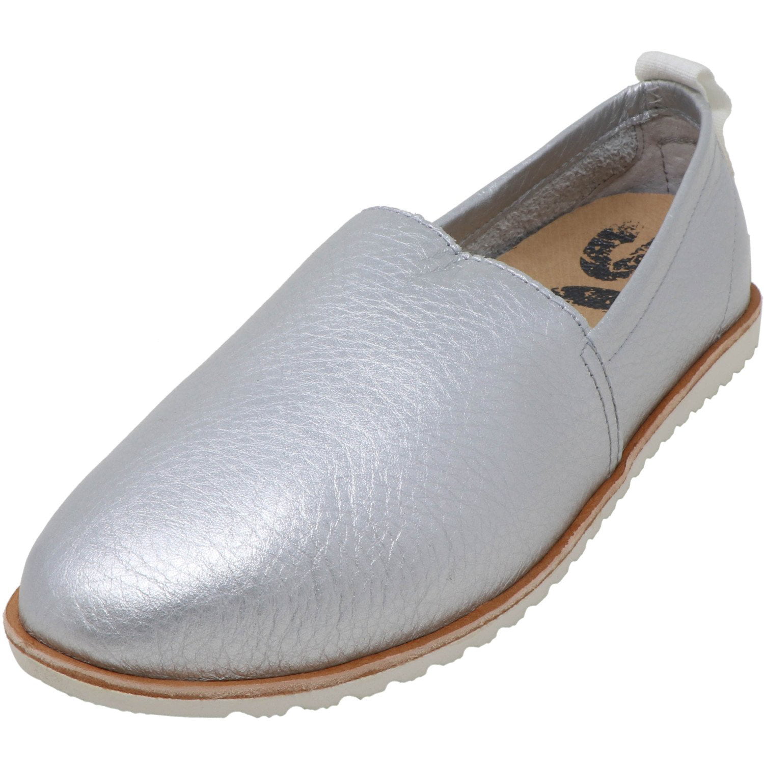 pure leather slip on shoes
