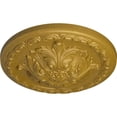 thumbnail image 3 of Ekena Millwork 11 3/8"OD x 2"P Acanthus Ceiling Medallion, Hand-Painted Pharaohs Gold, 3 of 7