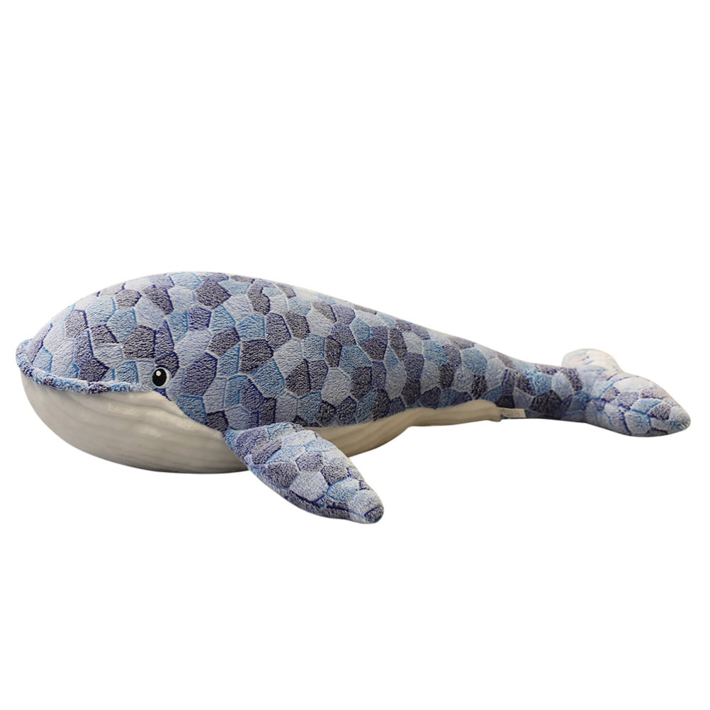 Soft Whale Plush Hugging Pillow Blue Whale Stuffed Animals Toy Plushie  Animal Doll Kids Gifts 