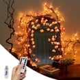 thumbnail image 3 of Cherry Blossom Branch LED Light, Ambient LED Light, DIY Shape Light, 63 Inch USB Powered Warm Glow Flexible Vine with Sakura Flowers Decor, for Bedroom Wall Living Room Party Indoor Decoration, 3 of 9