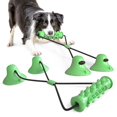 thumbnail image 1 of Dog Chew Toy With Suction Cup Elastic Ropes Tooth Cleaning Chewing Dog Toy, 1 of 5