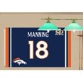 thumbnail image 1 of QIFEIHA Denver Broncos Drapeau 18 Manning Bannière Drapeau 3x5 Pieds, 1 of 3