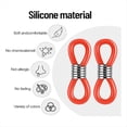 thumbnail image 4 of 60 Piezas Extremos de Cadena de Gafas Soporte de Anillo de Cadena de Gafas Conector de Gafas de Silicona Extremos de Cadena Fijos, 4 of 5