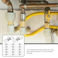 thumbnail image 2 of 100pcs Pipe Clamp U Bracket Stainless Steel Pipe Holder Tube Clamp Mounting Bracket, 2 of 5