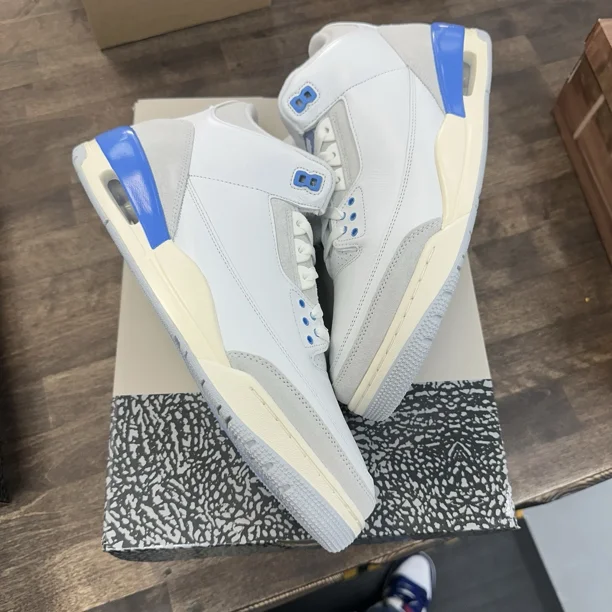 Ni - ke Size 7.5 - Ni - ke Air Jordan 3 Retro Lucky Shorts Legend Blue CT8532-101 (NEW)