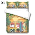 thumbnail image 2 of 3 piezas linda funda nórdica dibujos animados monopatín patrón hogar edredón cubierta multicolor tamaño múltiple juegos de cama para niños XL LYCLB210925015 Inevent HA011563-20, 2 of 7
