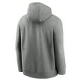 thumbnail image 3 of Men's Nike Heather Gray Georgia Bulldogs Primetime Alternate Logo Club Fleece Pullover Hoodie, 3 of 3