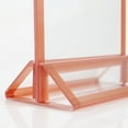 thumbnail image 5 of M&T Displays 5x7 T-Shape Acrylic Menu Holder Gold Border Double Sided Bottom Load Sign (12 Pack), 5 of 8