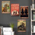 thumbnail image 4 of Kit Pintura Hierro Rectangular Con Placa Metal Vintage Westside Cowboy 4 Uds. 20x30cm, 4 of 9