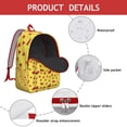 thumbnail image 3 of Fresh Watermelon Design School Backpack, Tropical Fruit Print with Cute Aesthetic Pattern, Great for Summer Picnic or Travel, 3 of 5