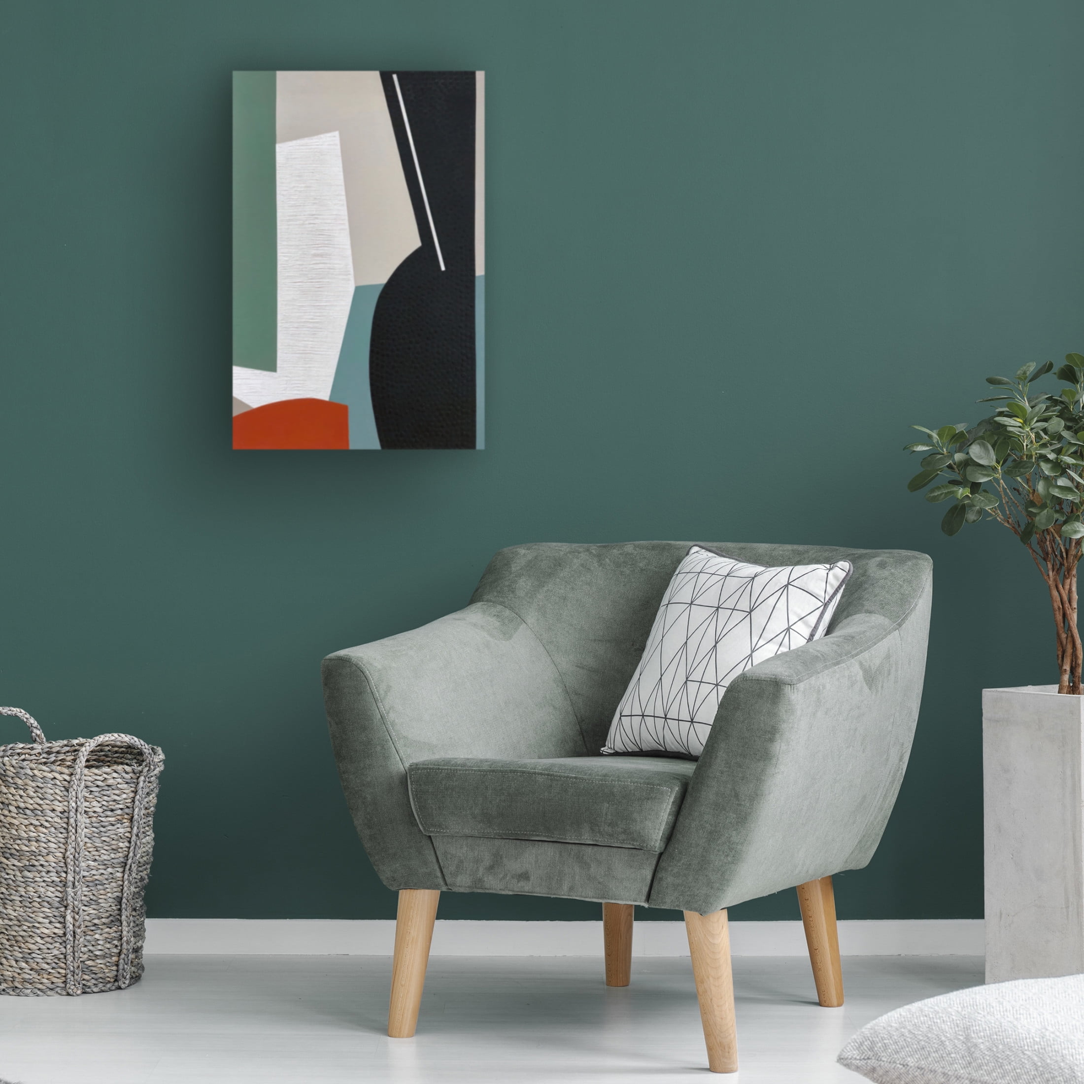 Canvas Wall Art - Sylvie Hamou 'A Matter of Form I' Wall Art for Living Room, Bedroom, or Office Décor by Trademark Fine Art - 30 x 47 Inches