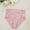 Pink, variant on Lunuaoe Women's High Waist Tummy Control Panties, Breathable Mesh Side Briefs, Soft Body Shaper Underwear