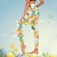 thumbnail image 3 of Gibobby Leggings Termicos Leggings deportivos de cintura alta con estampado informal para mujer（Amarillo， XL), 3 of 4
