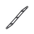 thumbnail image 4 of RC Battery Mounting Plate, Black Carbon Fiber Battery Holder Easy Installation RC Car Parts for Tamiya TT02 TT02B 1/10, 4 of 4