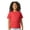 Red-Mist, variant on Gildan Youth Softstyle T-Shirt 60/40 Ring-Spun Cotton/Polyester Short Sleeve Plain Crew Neck Tee (Dusty-Rose, L)
