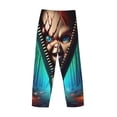 thumbnail image 3 of Lsque Chucky Print Men's Pajama Pants, Lounge Pant - Comfortable Home Wear,Elastic Waistband, Stylish Design-XX-Large, 3 of 9