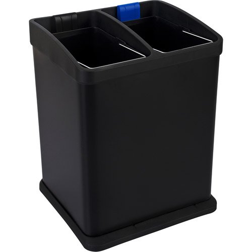 The Smart Bin 2 Compartment, 4Gallon Trash and Recycling Bin Walmart
