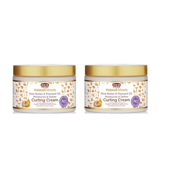 African Pride Moisture Miracle Curling Cream, 12 oz (2)
