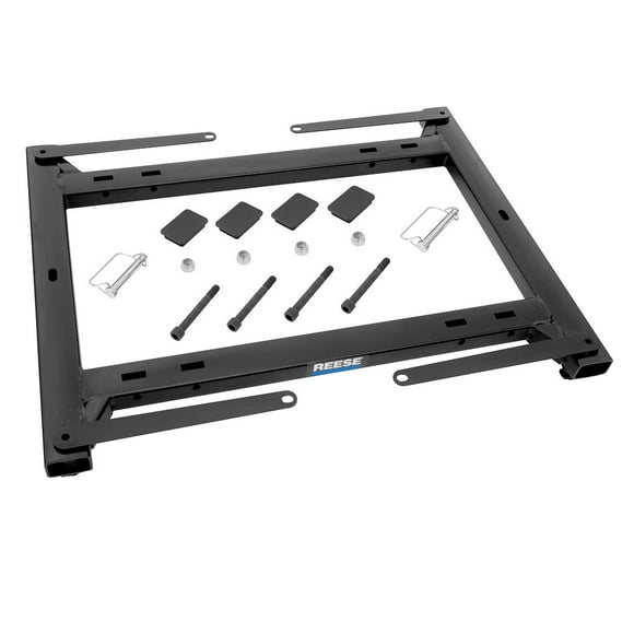Reese Fifth Wheel Trailer Hitch Rail Adapter 30154 Elite; 25000 Pound Gross Weight Carrying Capacity; 6250 Pin Weight Capacity; Use With Ram OEM Under-Bed Rail Kits