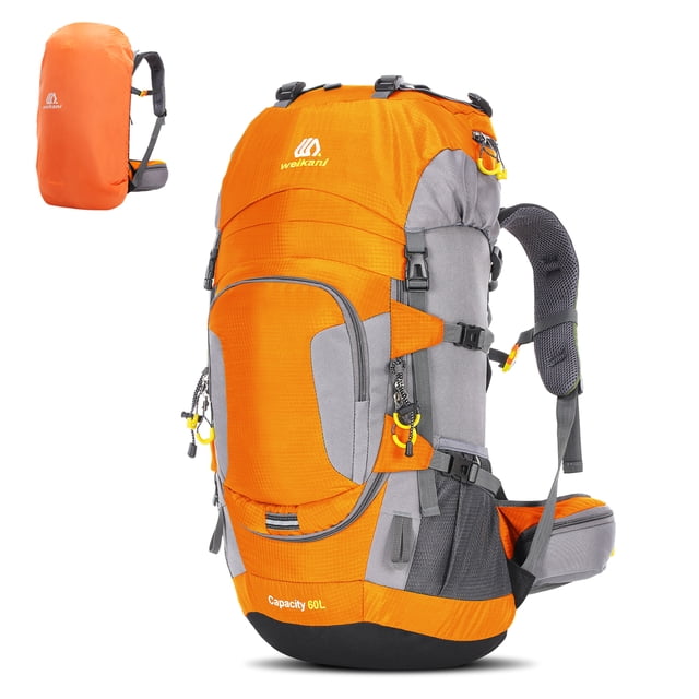 60L Impermeable Senderismo Mochila Camping Montañismo Ciclismo Mochila al aire libre weikani Mochila