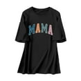 thumbnail image 4 of Women's Oversized Top Loose Short Sleeve T Shirt Womens Short Sleeve Loose Casual Tee Womens Summer Shirts Loose Fit Long Sleeves for Women Top Pack Women Turtle Necks for Womens Long Sleeve Pack, 4 of 4