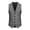 Light Gray, variant on Men's Vintage Vest Slim Fit Suit Formal Prom Party Herringbone Pattern Waistcoat with Chain Detail Black 2XL