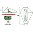 thumbnail image 3 of 1 Person Trekking Pole Tent for Backpacking - Ultralight Camping Tent with Waterproof Fabric and Easy Setup, 3 of 8