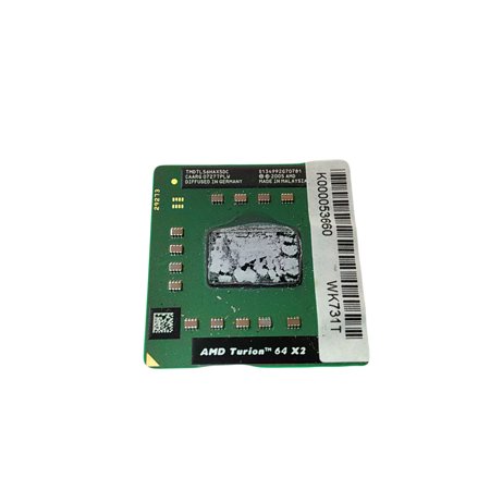 Amd Turion 64 - Refurbished AMD Turion 64 X2TMDTL56HAX5DC 1.8GHz Socket S1 800MHz Laptop CPU TMDTL56HAX5DC